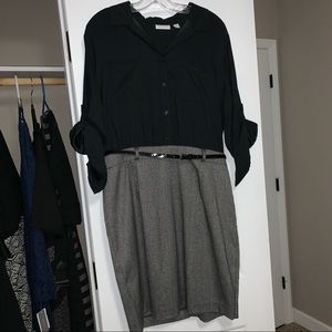 Black and Gray dress